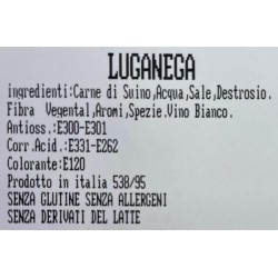 Salsiccia Luganega magretta